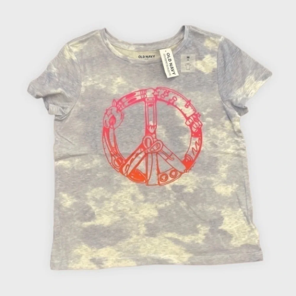 Tie dye peace shirt- 218